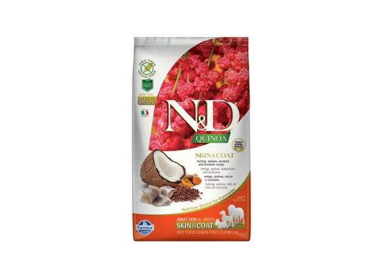 N&D Quinoa DOG Skin & Coat Herring & Coconut 2,5kg