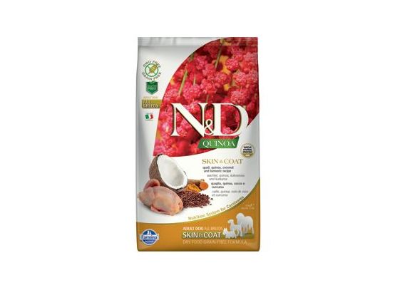 N&D Quinoa DOG Skin & Coat Quail & Coconut 2,5kg