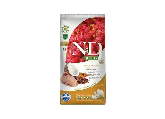 N&D Quinoa DOG Skin & Coat Quail & Coconut 7kg