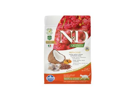 N&D Quinoa CAT Skin & Coat Herring & Coconut 300g
