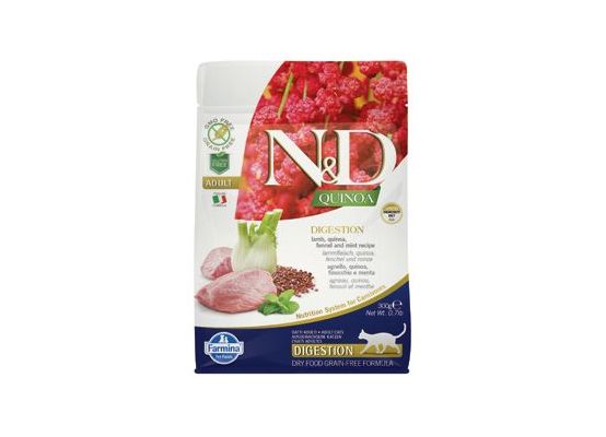 N&D Quinoa CAT Digestion Lamb & Fennel 300g