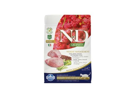 N&D Quinoa CAT Weight Management Lamb & Broccoli 300g