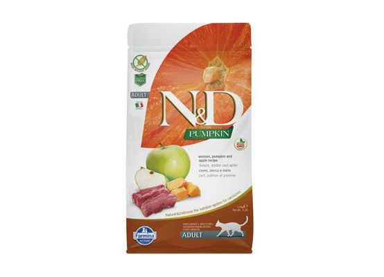 N&D Pumpkin CAT Venison & Apple 1,5kg