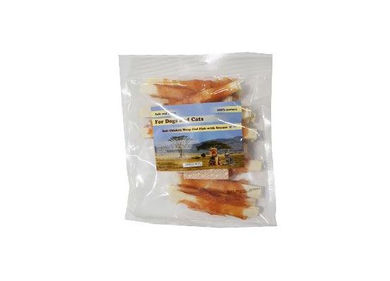 Pochoutka Tresčí plátky s kuřecím masem měkké 250g
