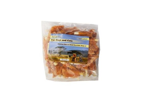 Pochoutka Kuřecí filety na tyčce buvolí kůže 6cm 250g