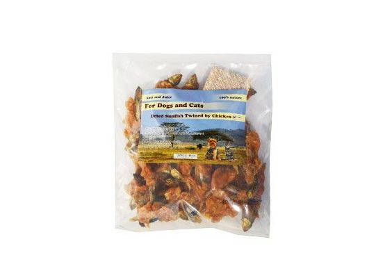 Pochoutka Rybička 6cm omotaná kuřecím masem 250g