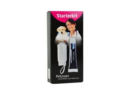 Petosan startovací sada kartáček na prst+pasta 20g 1ks
