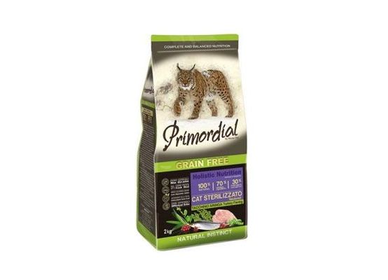 Primordial GF Cat Sterilizzato Turkey Herring 2kg