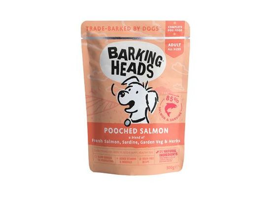BARKING HEADS Pooched Salmon kapsička 300g