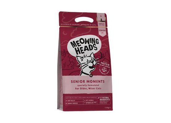 MEOWING HEADS Senior Moments NEW 1,5kg