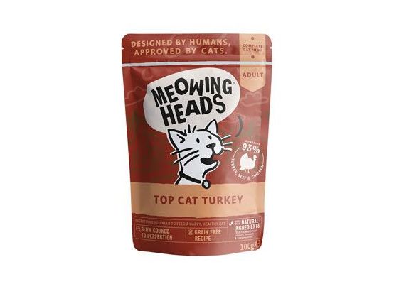 MEOWING HEADS Top Cat Turkey kapsička 100g