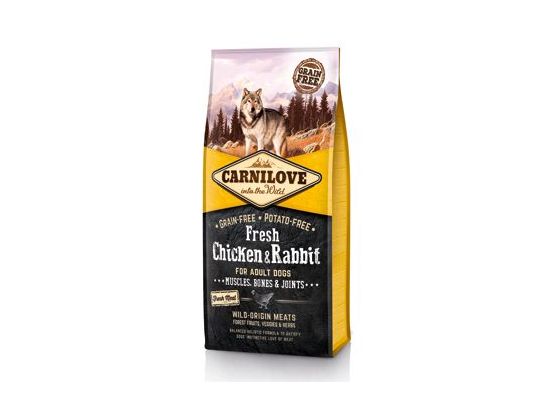 Carnilove Dog Fresh Chicken & Rabbit for Adult 12kg