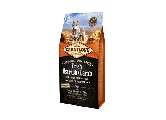 Carnilove Dog Fresh Ostrich&Lamb for Small Breed 6kg