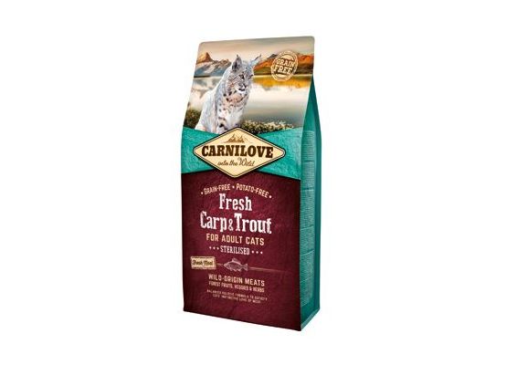 Carnilove Cat Fresh Carp & Trout Sterilised Adult 6kg