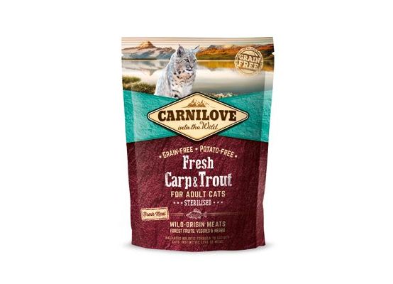 Carnilove Cat Fresh Carp & Trout Sterilised Adult 400g