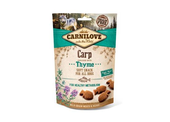 Carnilove Dog Semi Moist Snack Carp&Thyme 200g