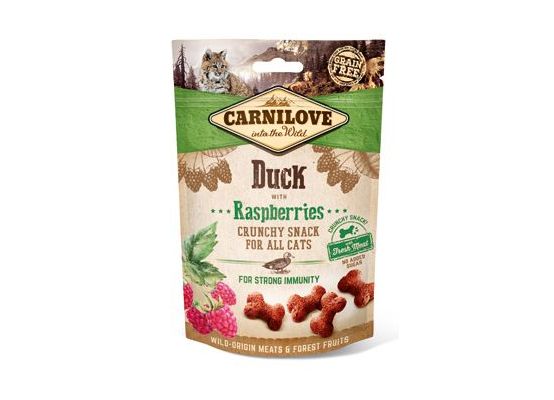 Carnilove Cat Crunchy Snack Duck&Raspberries 50g