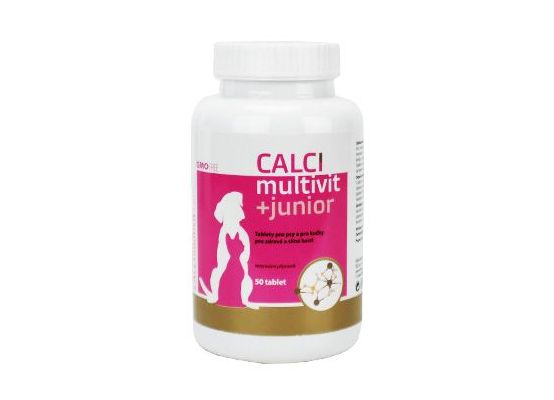 CALCImultivit+junior tablety pro psy a kočky 50 tbl