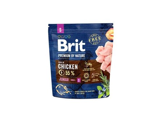 Brit Premium Dog by Nature Junior S 1kg
