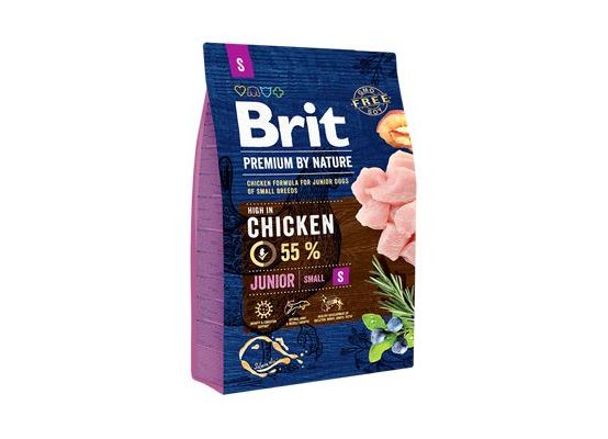 Brit Premium Dog by Nature Junior S 3kg