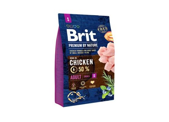 Brit Premium Dog by Nature Adult S 3kg