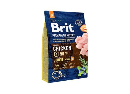 Brit Premium Dog by Nature Junior M 3kg
