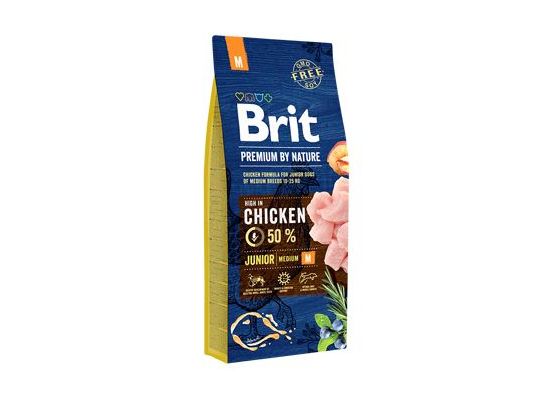 Brit Premium Dog by Nature Junior M 15kg
