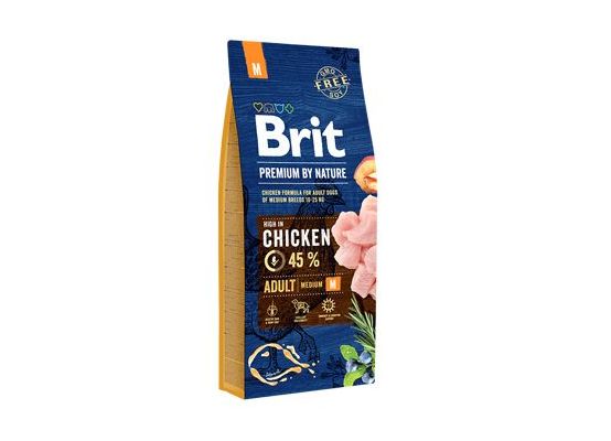 Brit Premium Dog by Nature Adult M 15kg