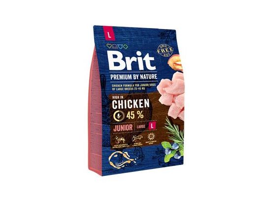 Brit Premium Dog by Nature Junior L 3kg