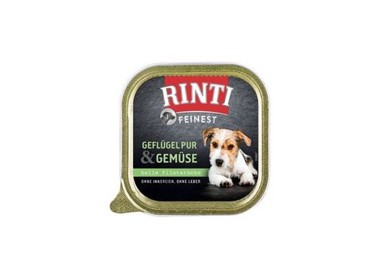 Rinti Dog Feinest vanička drůbež+zelenina 150g