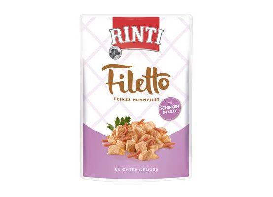 Rinti Dog Filetto kapsa kuře+šunka v želé 100g