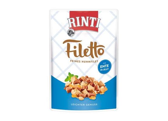 Rinti Dog Filetto kapsa kuře+kachna v želé 100g