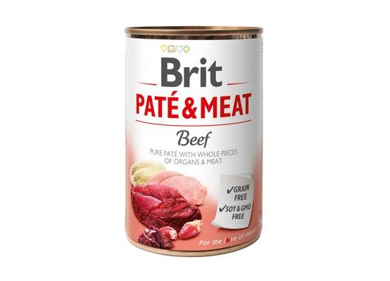 Brit Dog konz Paté & Meat Beef 400g
