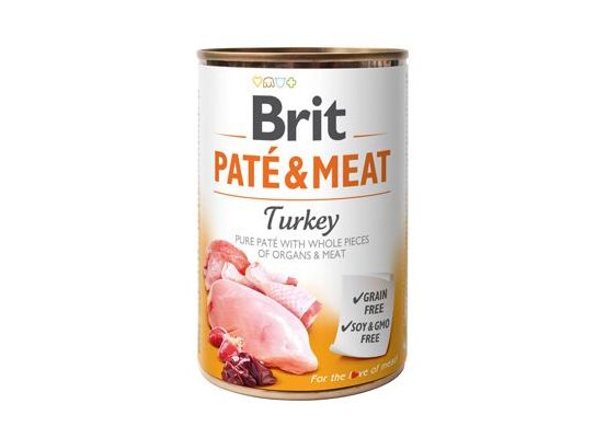 Brit Dog konz Paté & Meat Turkey 400g