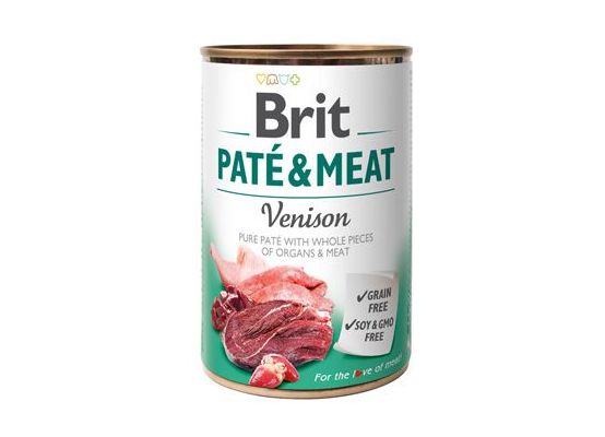 Brit Dog konz Paté & Meat Venison 400g