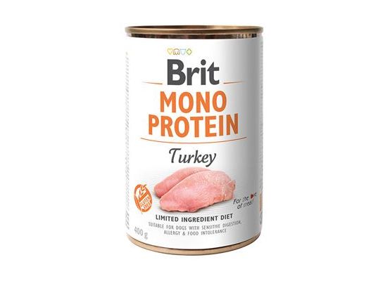 Brit Dog konz Mono Protein Turkey 400g
