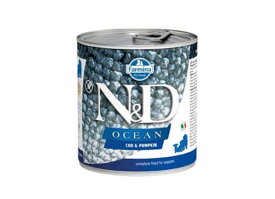 N&D DOG OCEAN Puppy Codfish & Pumpkin 285g