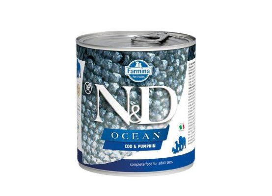 N&D DOG OCEAN Adult Codfish & Pumpkin 285g