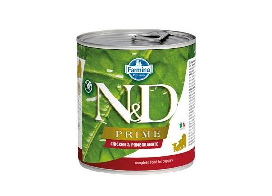N&D DOG PRIME Puppy Chicken & Pomegranate 285g