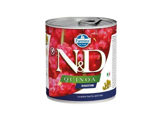 N&D DOG QUINOA Adult Digestion Lamb & Fennel 285g