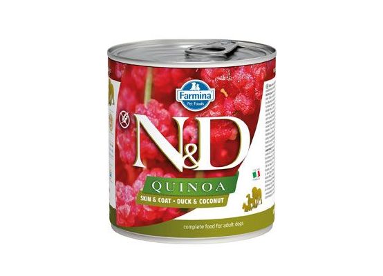N&D DOG QUINOA Adult Duck & Coconut 285g
