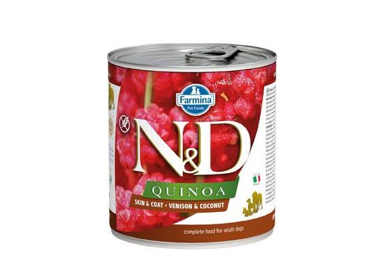 N&D DOG QUINOA Adult Venison & Coconut 285g