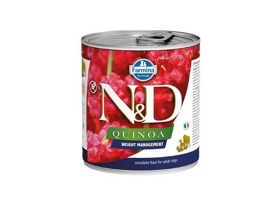 N&D DOG QUINOA Ad. Weight Mngmnt Lamb & Brocolli 285g