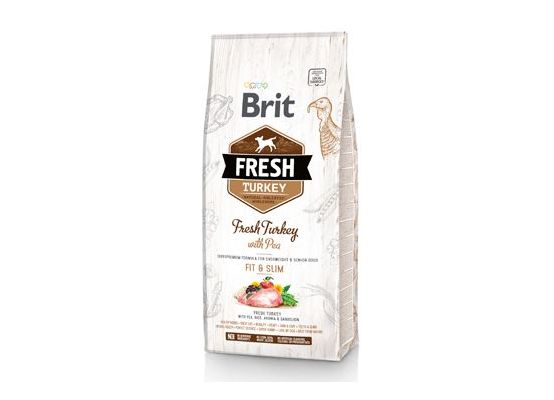 Brit Fresh Dog Turkey & Pea Light Fit & Slim 2,5kg