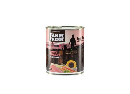 Farm Fresh Dog Turkey with Carrot konz 800g