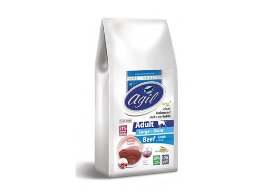 Agil Adult Large&Giant, Low Grain Beef, Lamb 10kg