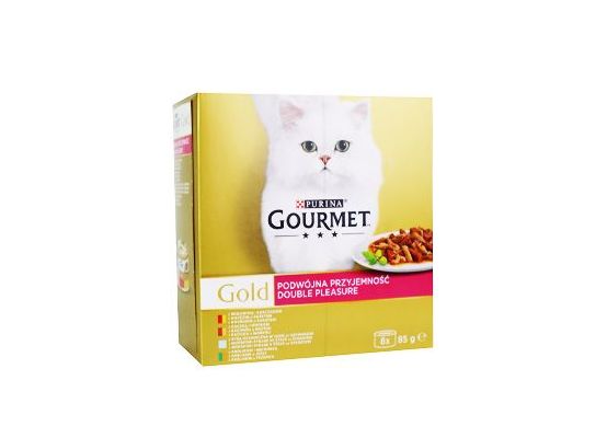 Gourmet Gold Mltp konz. kočka kousky duš.a gril.8x85g