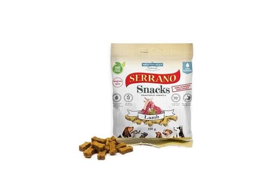Serrano Snack for Dog-Lamb 100g