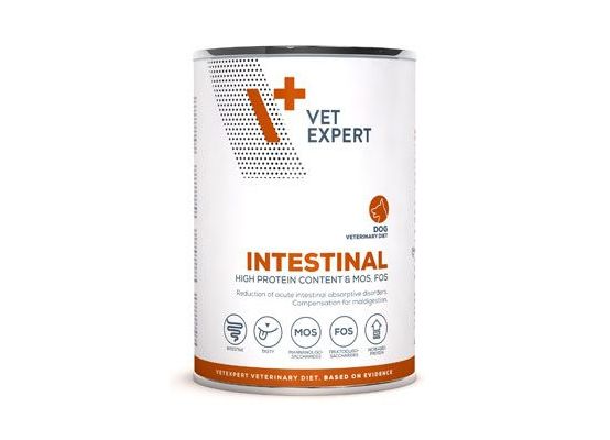 VetExpert VD 4T Intestinal Dog konzerva 400 g