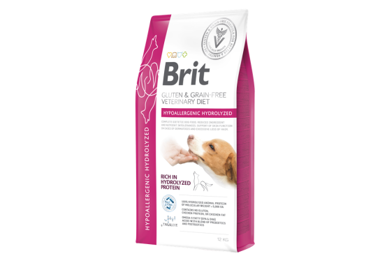 Brit Veterinary Diets Dog GF Hypoallergenic Hydrolyzed 12 kg